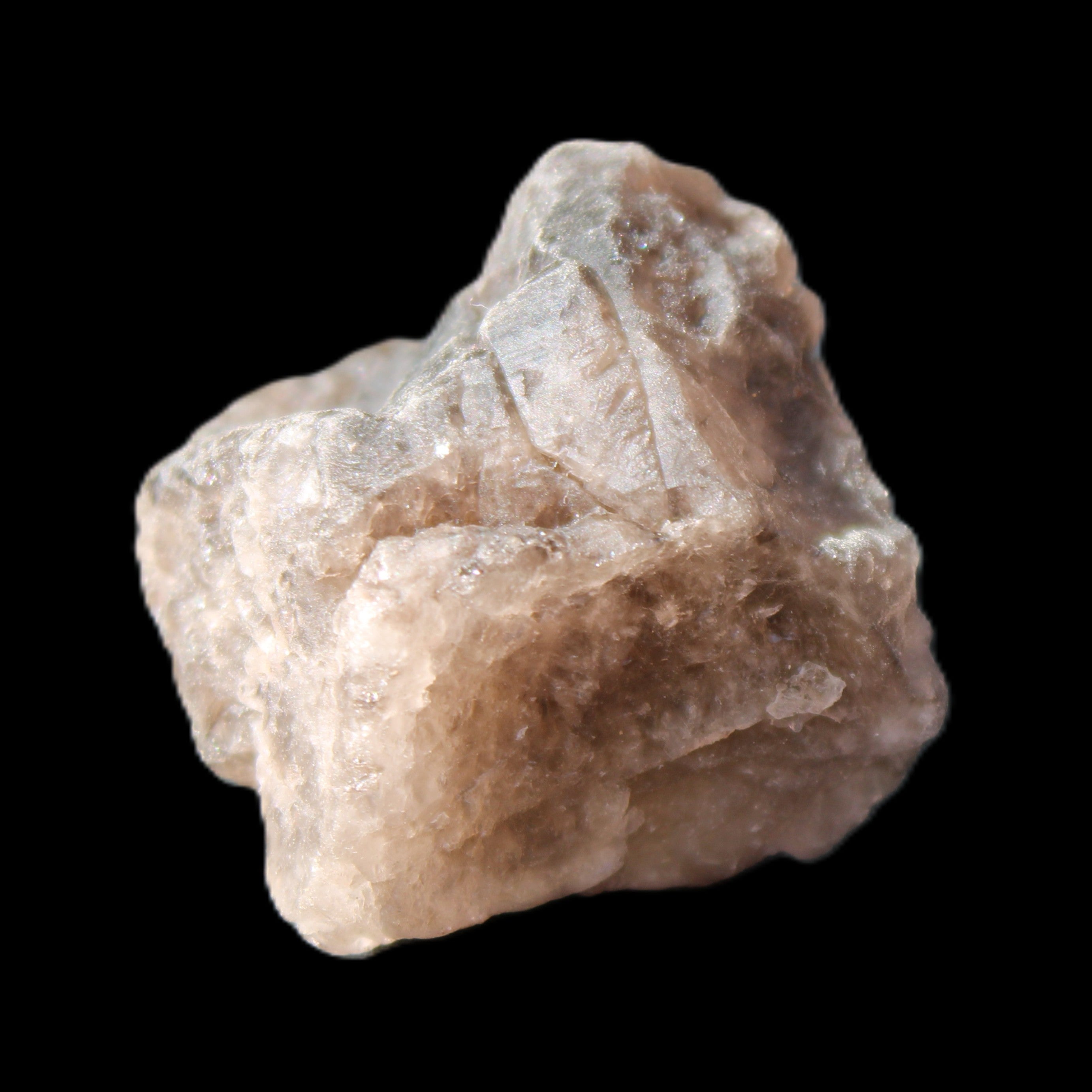 Smoky Quartz etched Nirvana crystal from the Himalaya 33mm 50g in sunlight - Rocks and Things Store