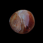 Crazy Silk Banded Agate from Madagascar 35g in sunshine - Rocks and Things Store