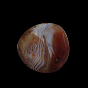 Crazy Silk Banded Agate from Madagascar 35g in sunshine - Rocks and Things Store