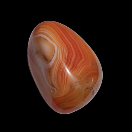 Crazy Silk Banded Agate from Madagascar 33g in sunlight Rocks and Things Store