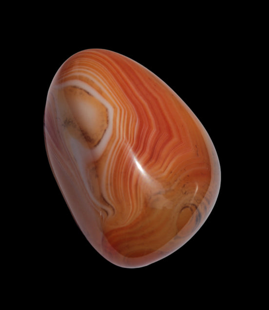 Crazy Silk Banded Agate from Madagascar 33g in sunlight Rocks and Things Store