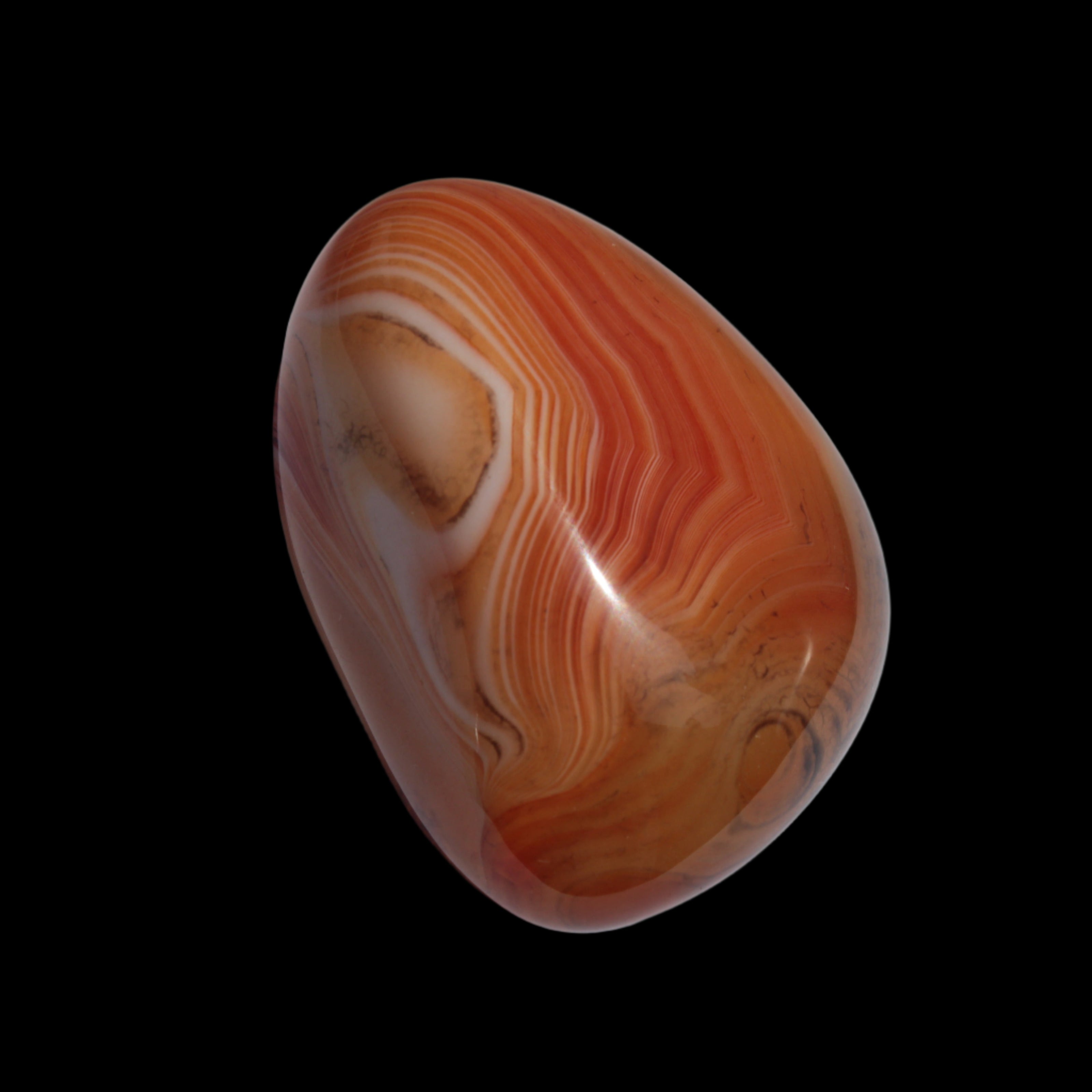Crazy Silk Banded Agate from Madagascar 33g in sunlight Rocks and Things Store