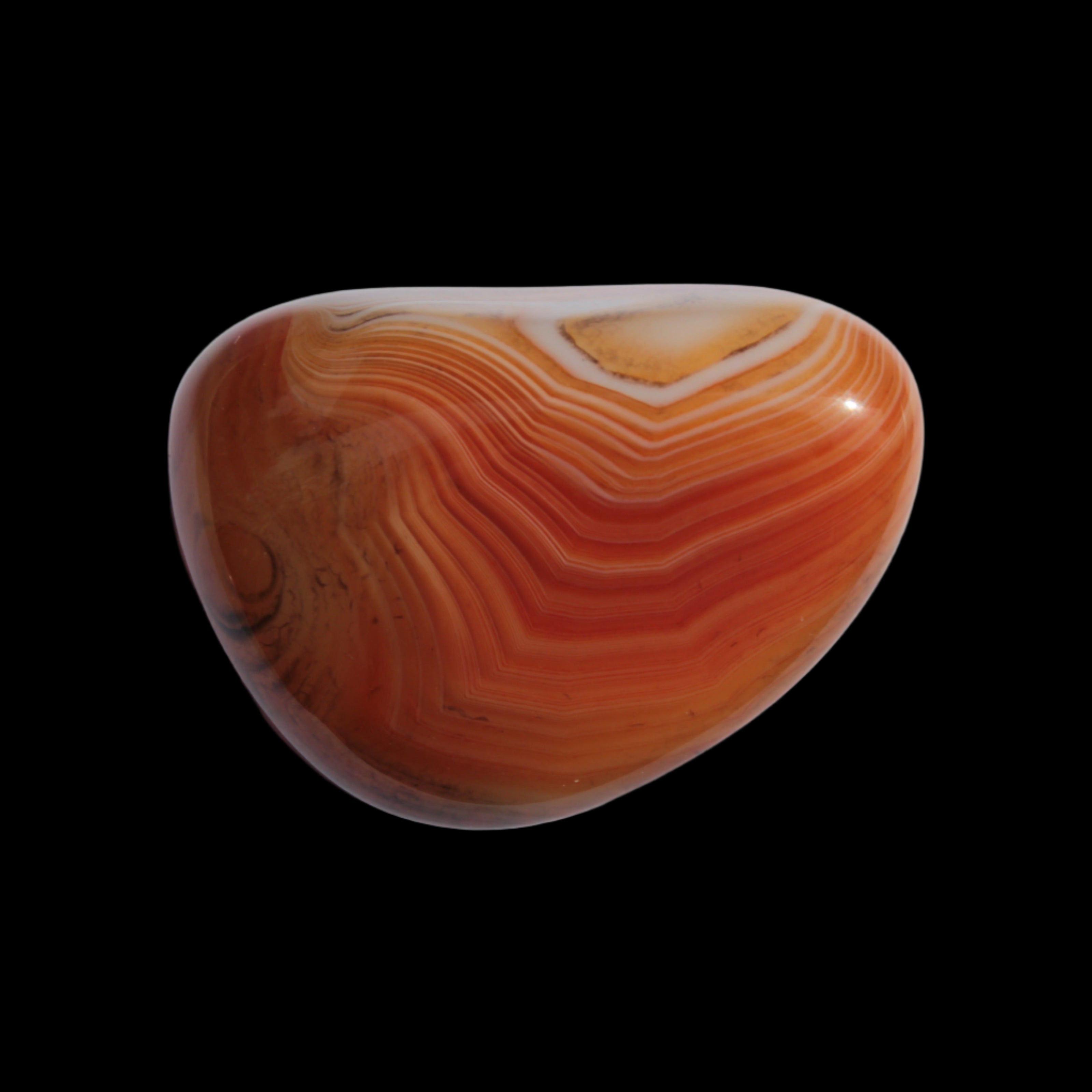 Crazy Silk Banded Agate from Madagascar 33g in sunlight Rocks and Things Store