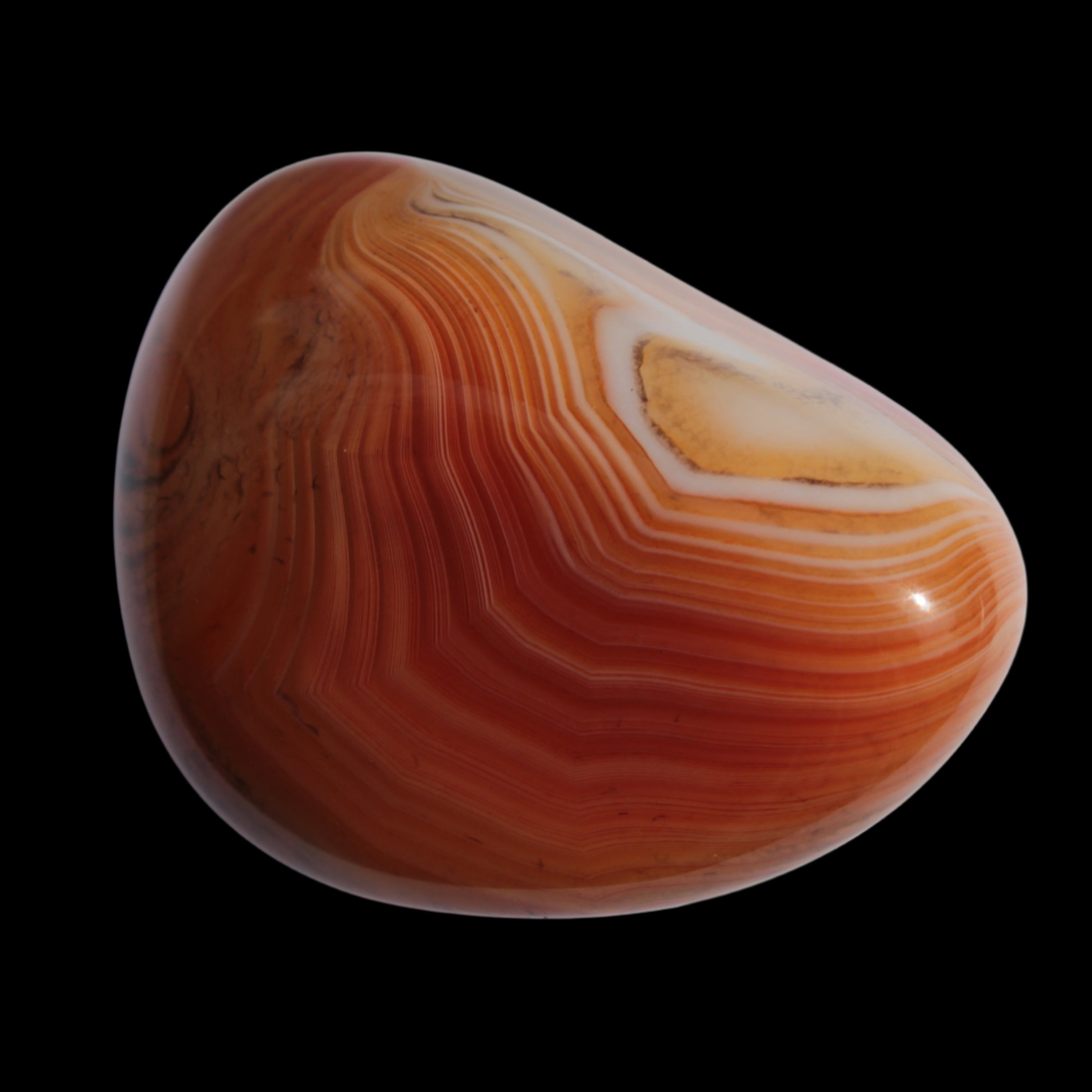 Crazy Silk Banded Agate from Madagascar 33g in sunlight Rocks and Things Store