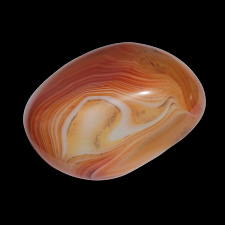 Crazy Silk Banded Agate from Madagascar 33g in sunlight Rocks and Things Store