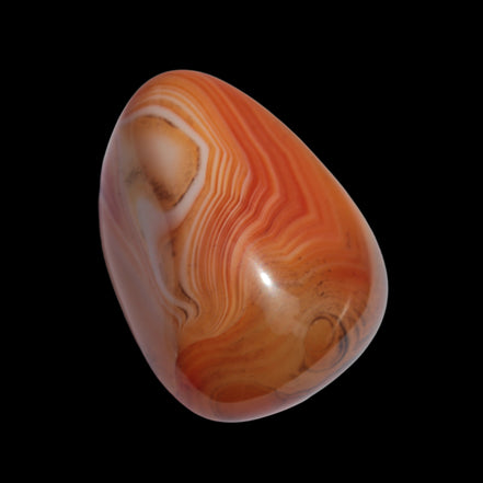 Crazy Silk Banded Agate from Madagascar 33g in sunlight Rocks and Things Store