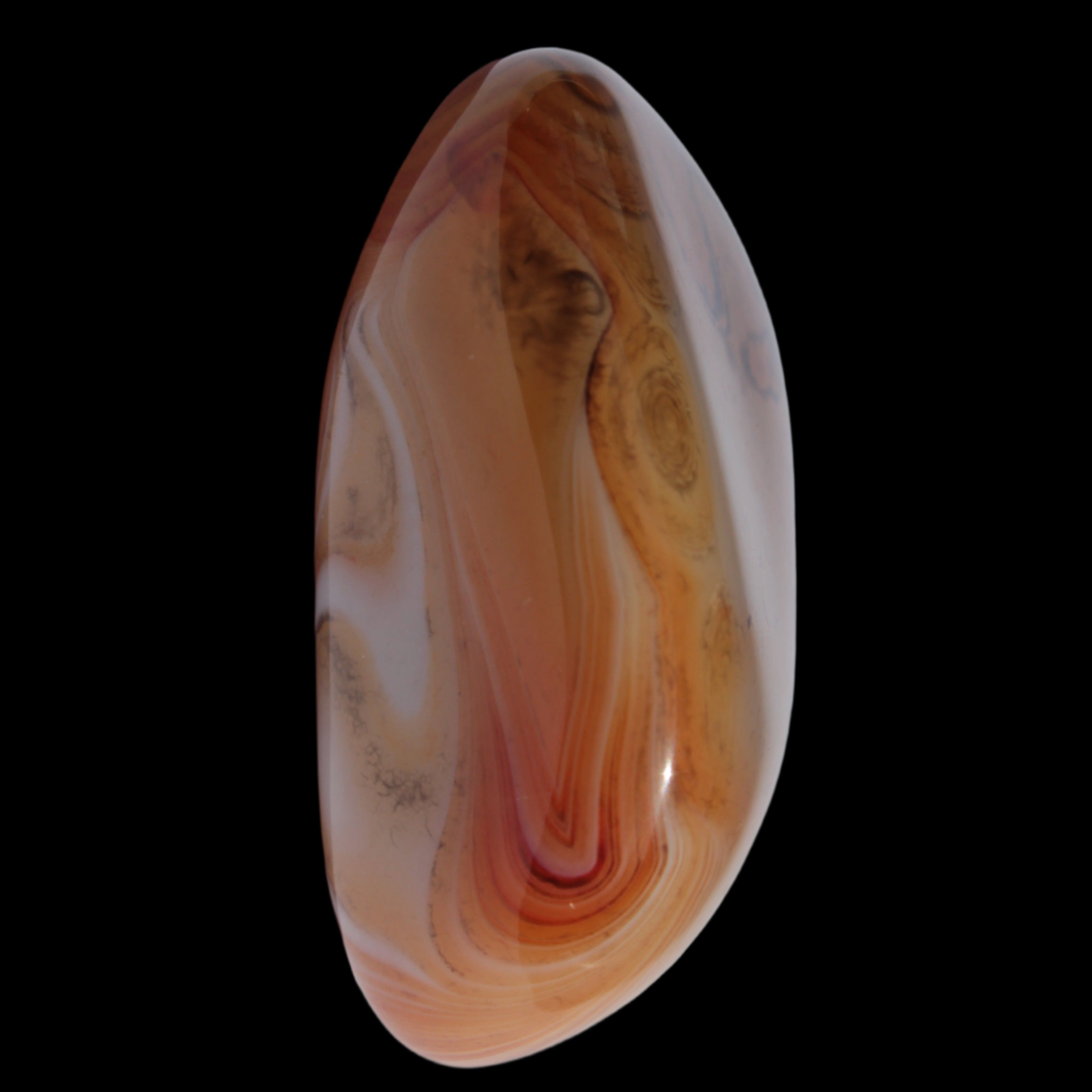 Crazy Silk Banded Agate from Madagascar 33g in sunlight Rocks and Things Store