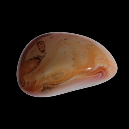 Crazy Silk Banded Agate from Madagascar 33g in sunlight Rocks and Things Store