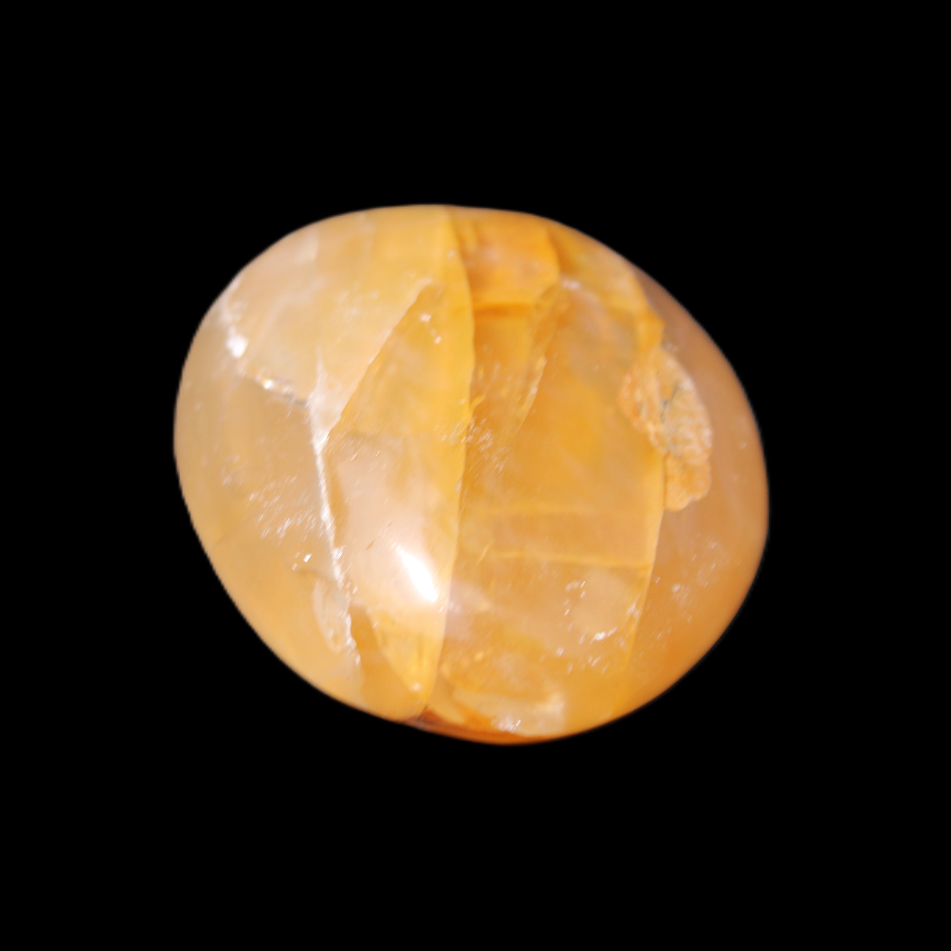 Hematoid Quartz polished 58g in sunlight - Rocks and Things Store