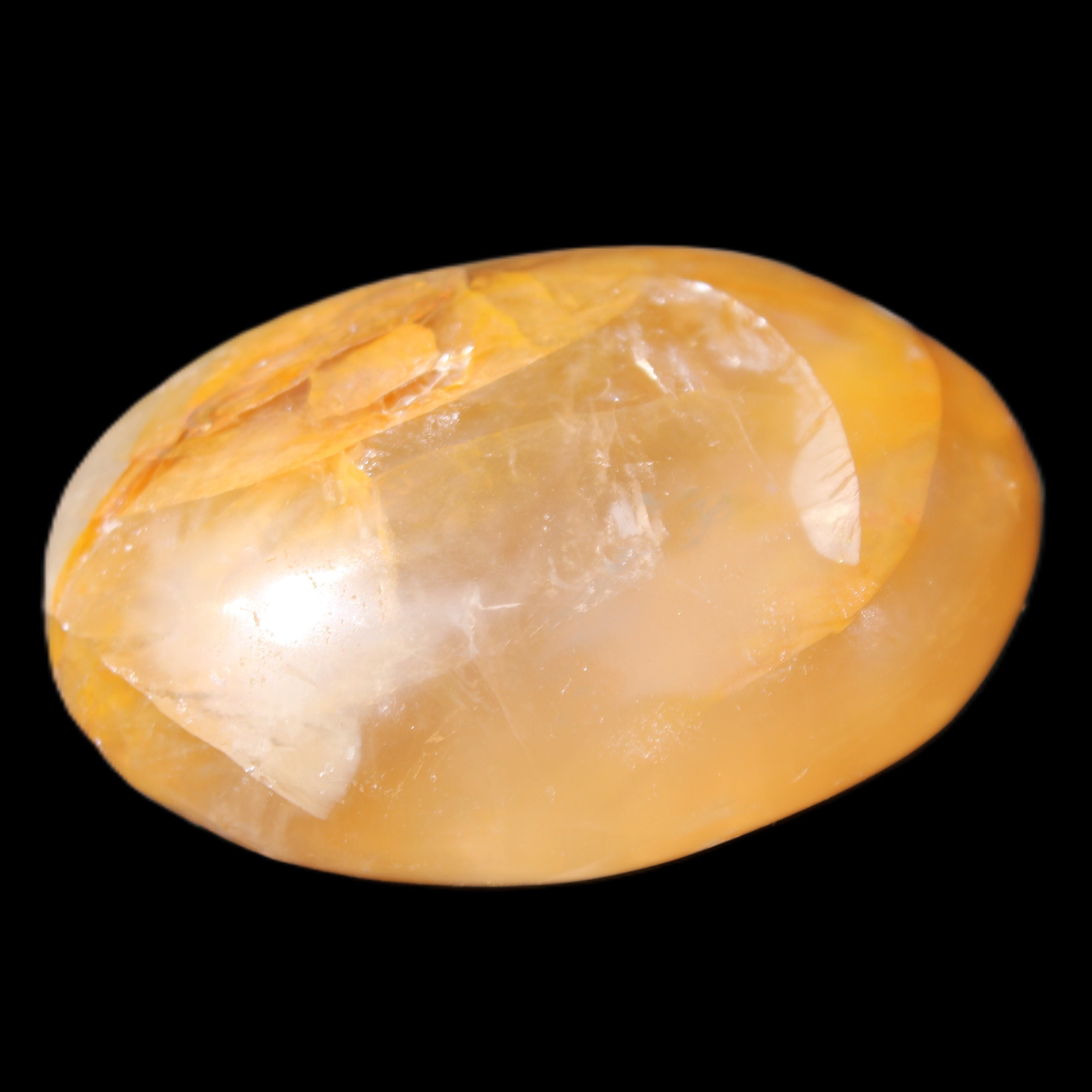 Hematoid Quartz polished 58g in sunlight - Rocks and Things Store