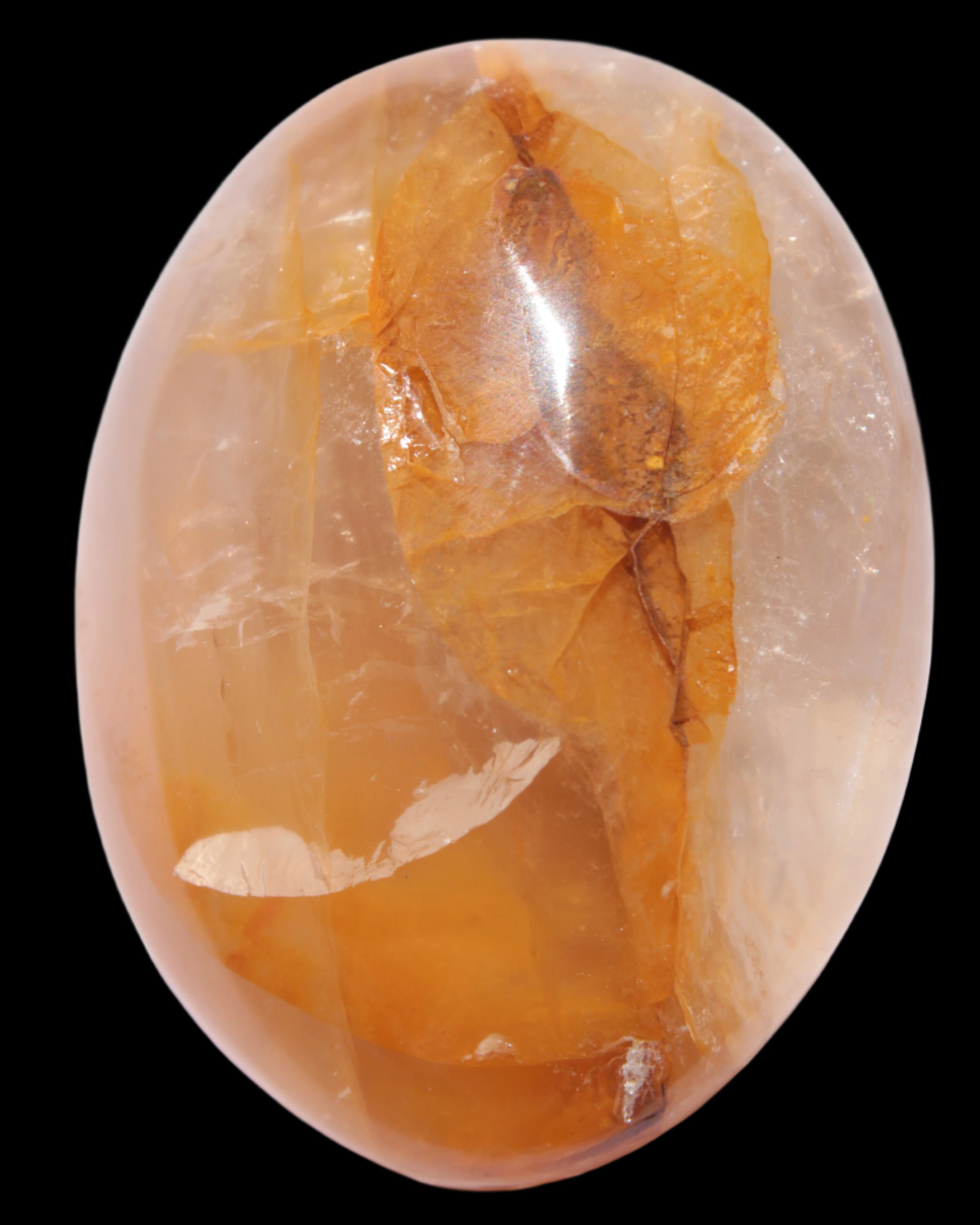 Hematoid Quartz polished 58g - Rocks and Things Store