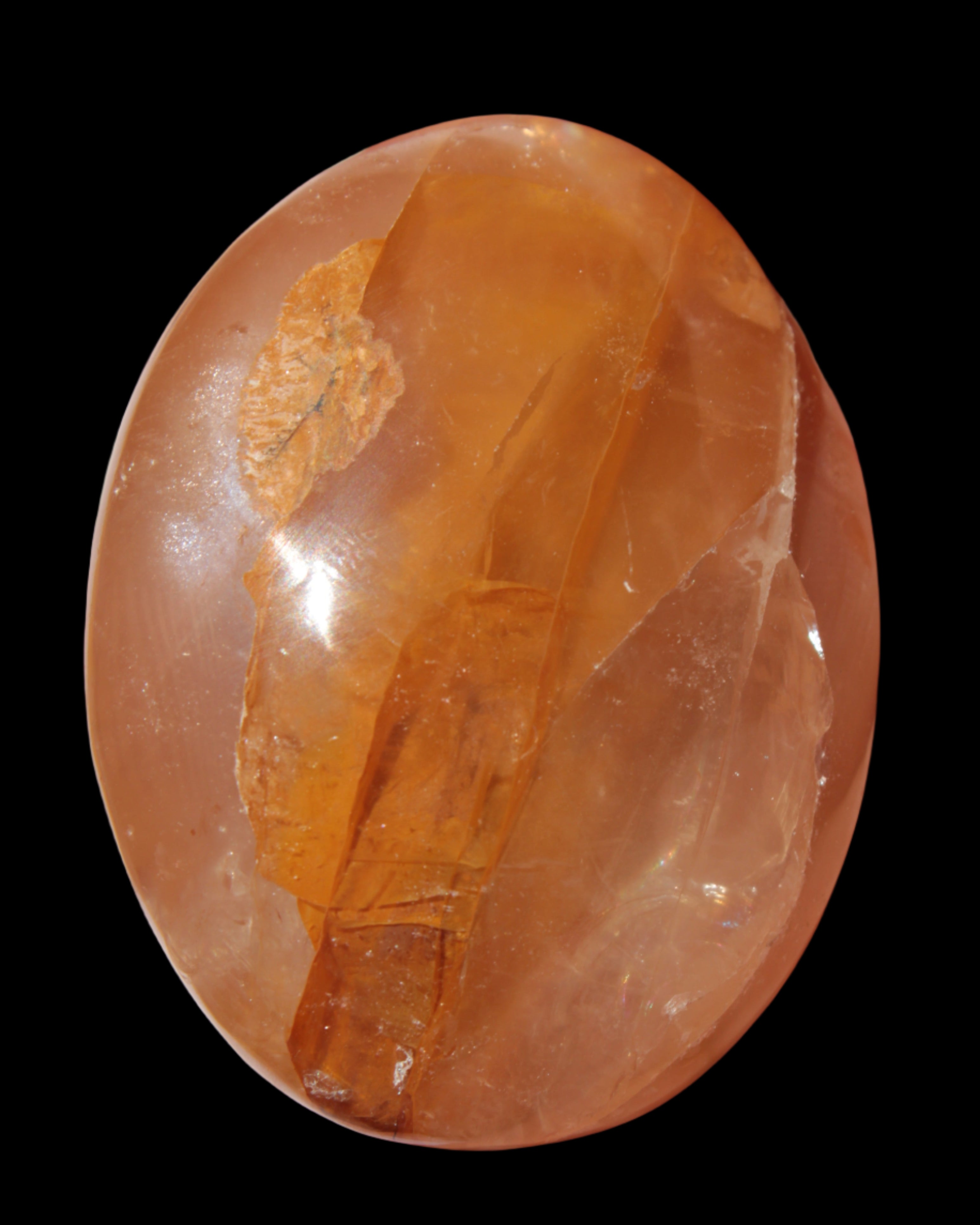 Hematoid Quartz polished 58g - Rocks and Things Store