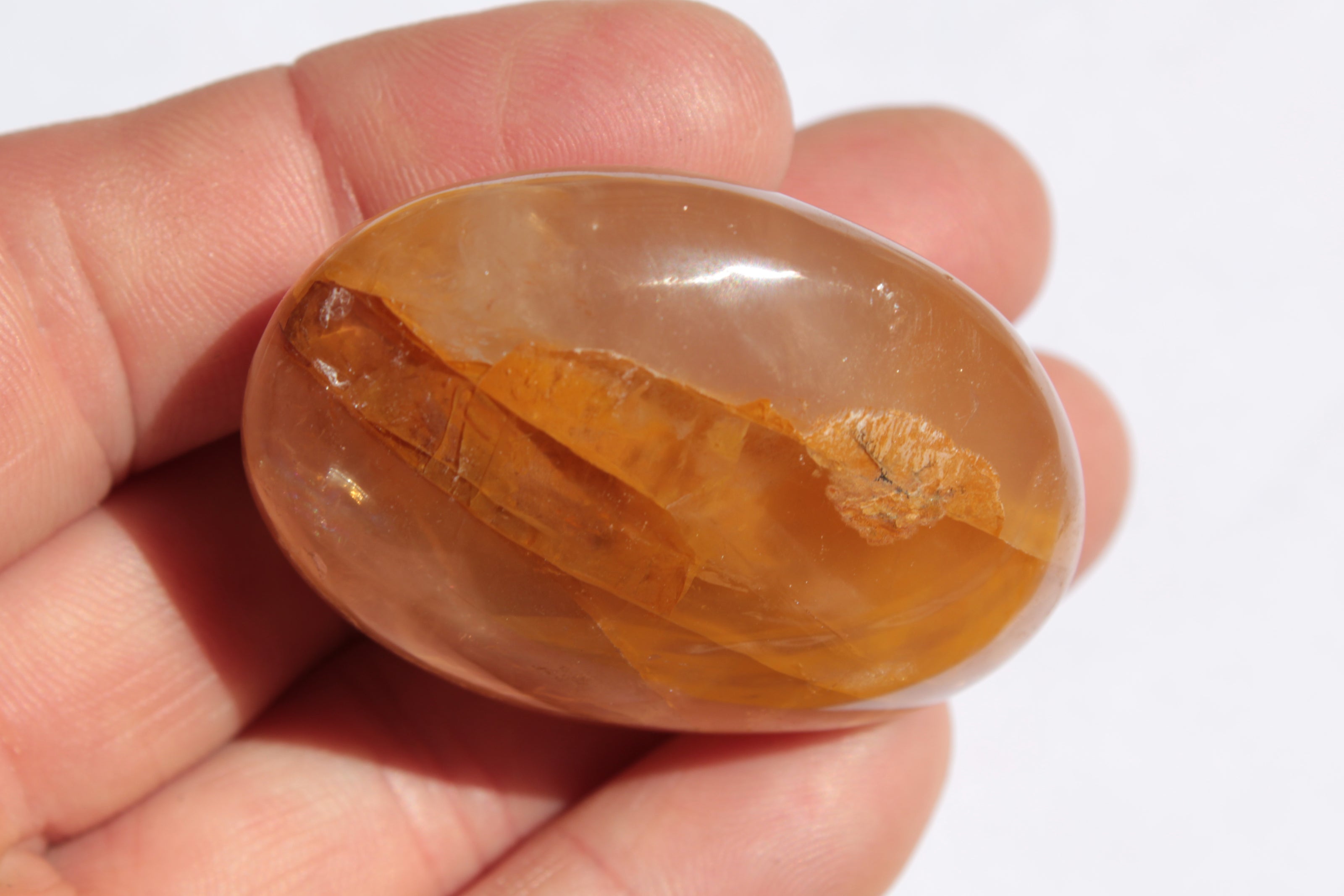 Hematoid Quartz polished 58g Rocks and Things