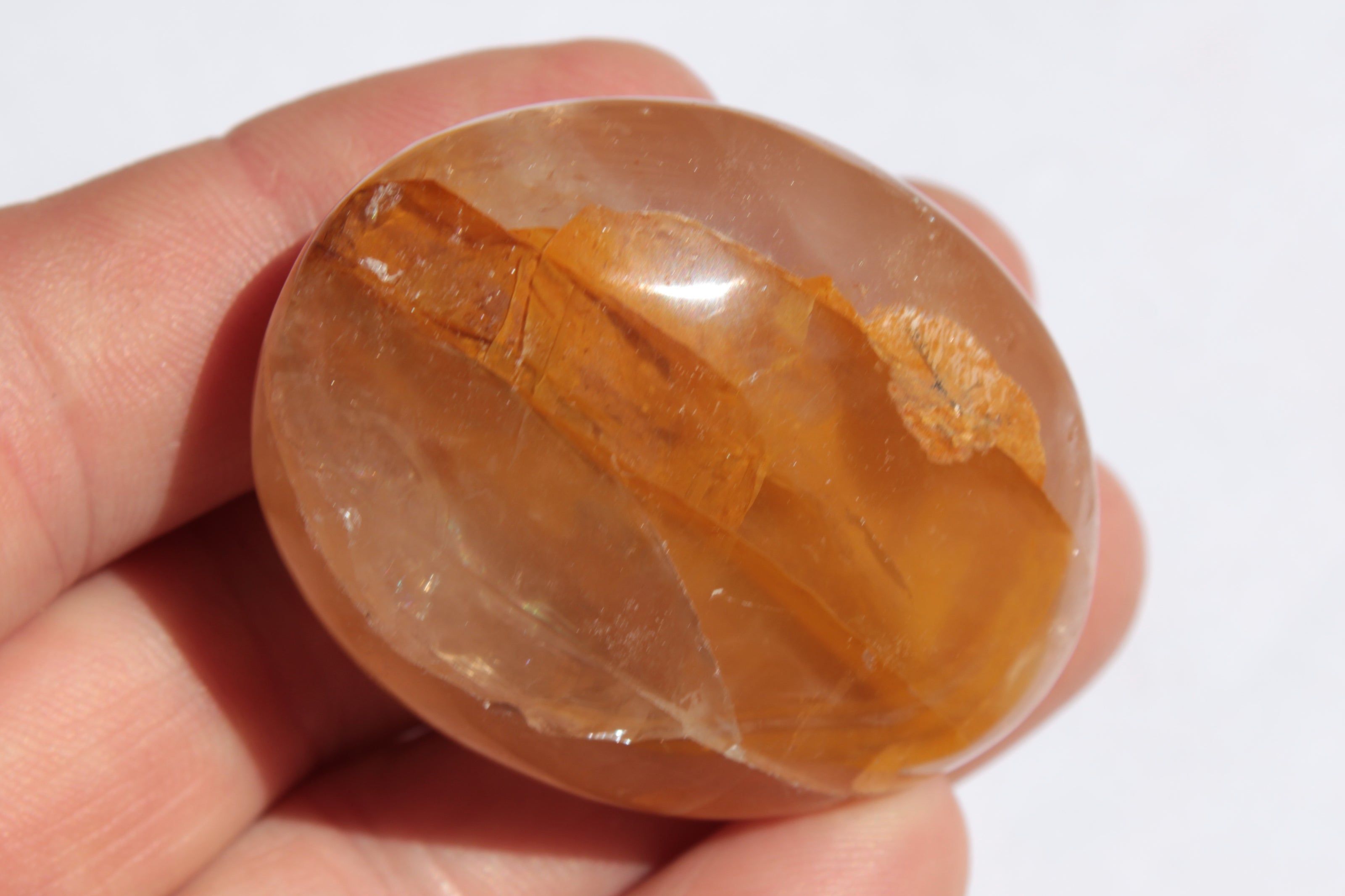 Hematoid Quartz polished 58g Rocks and Things