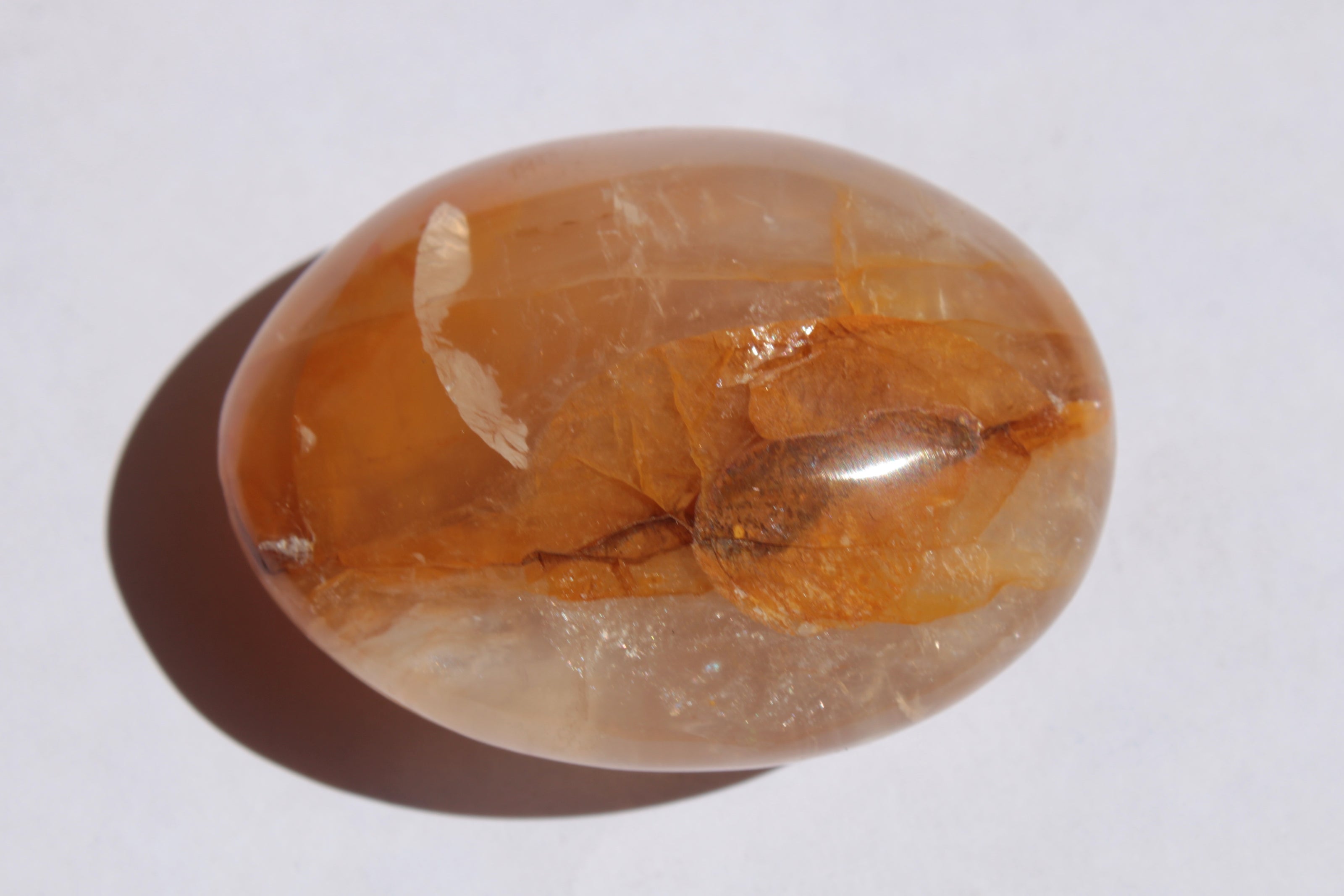 Hematoid Quartz polished 58g Rocks and Things