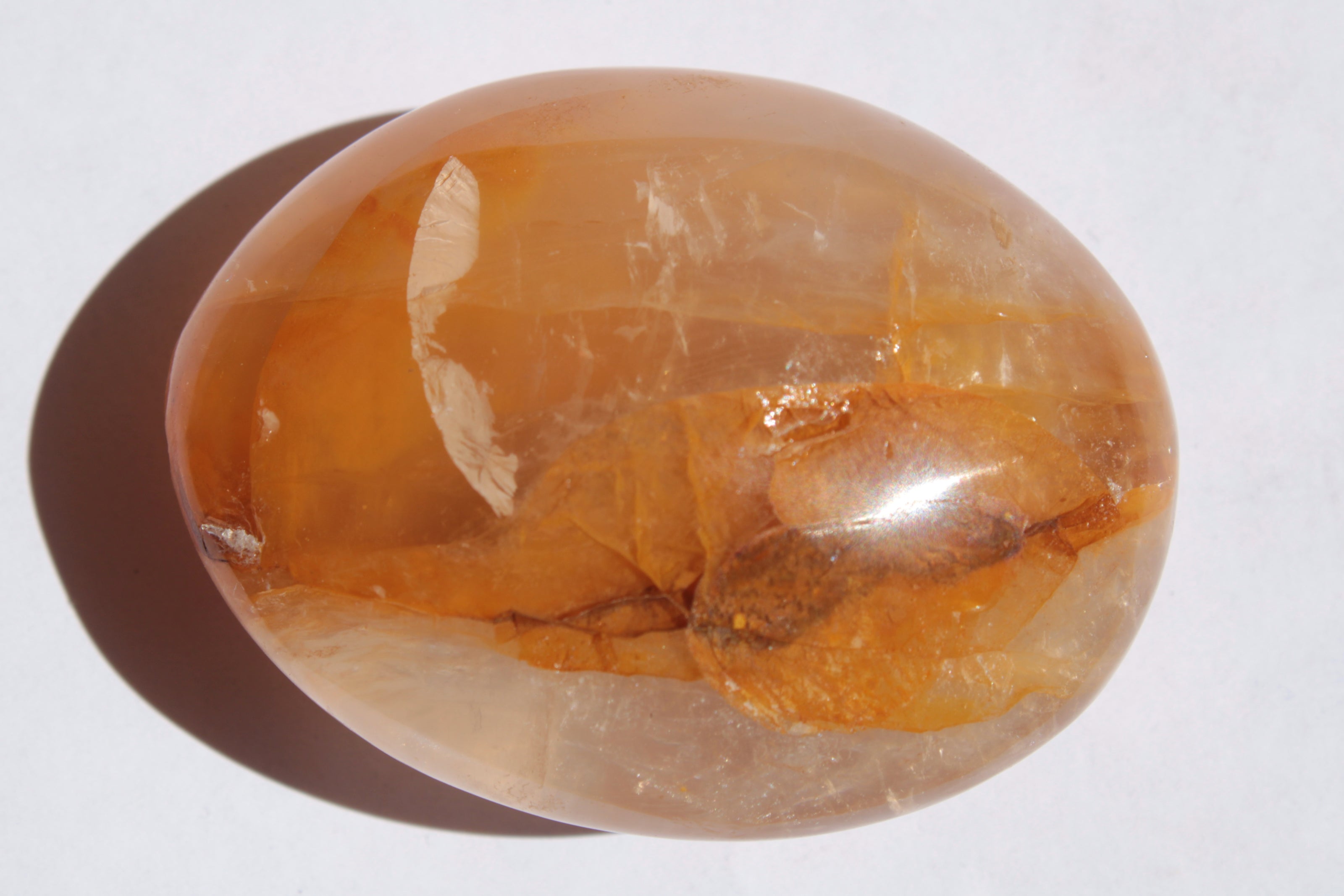 Hematoid Quartz polished 58g Rocks and Things