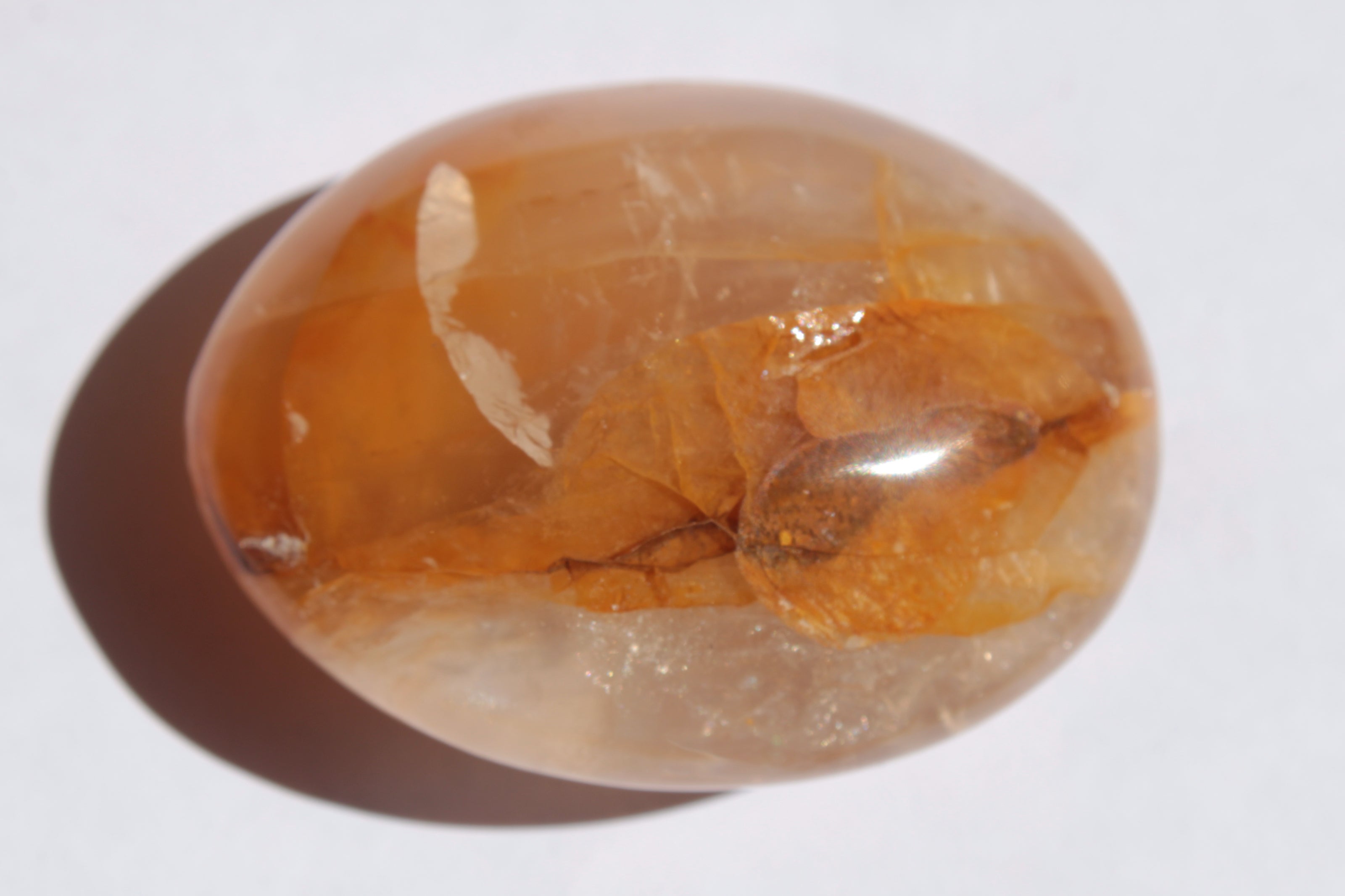 Hematoid Quartz polished 58g Rocks and Things