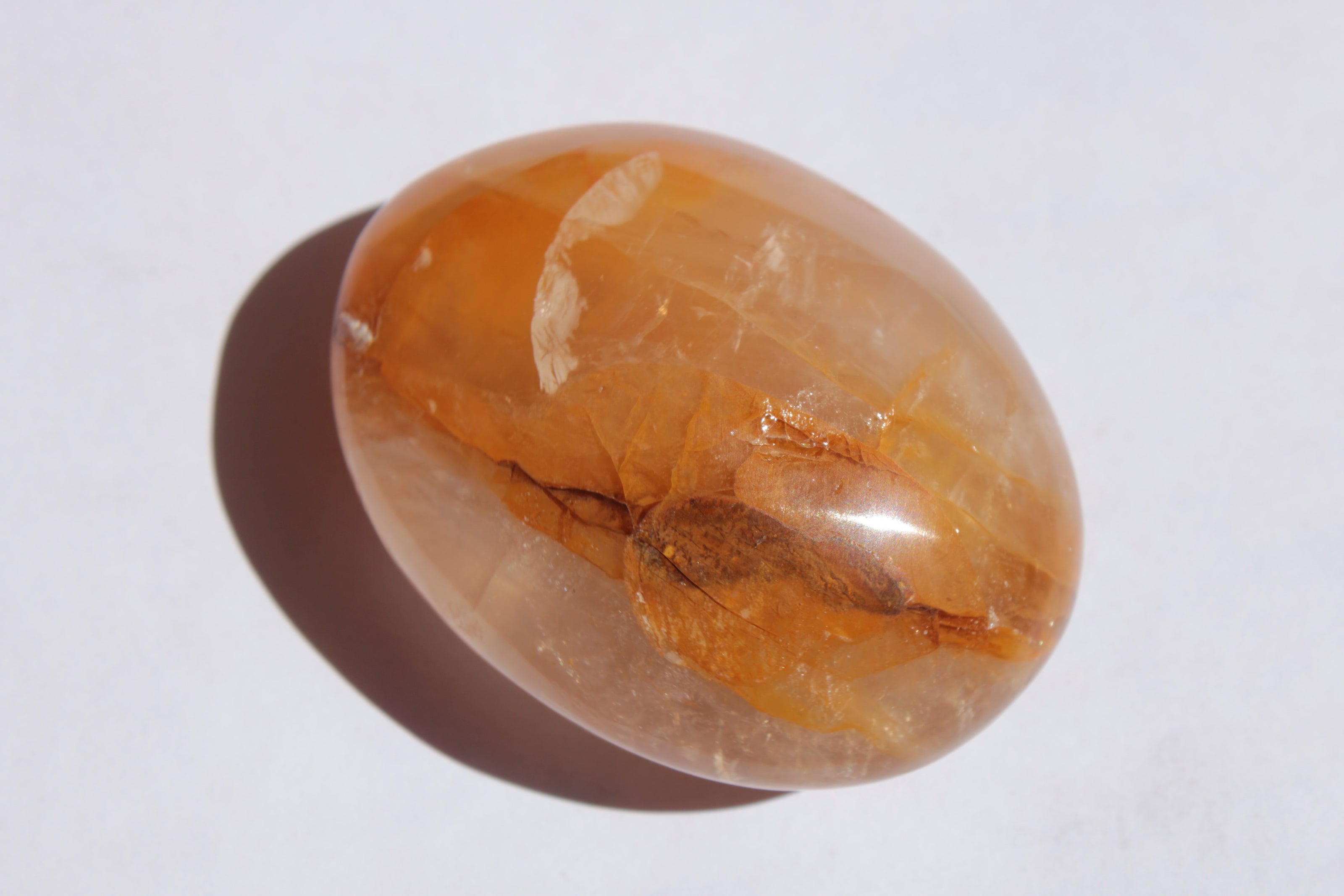 Hematoid Quartz polished 58g Rocks and Things