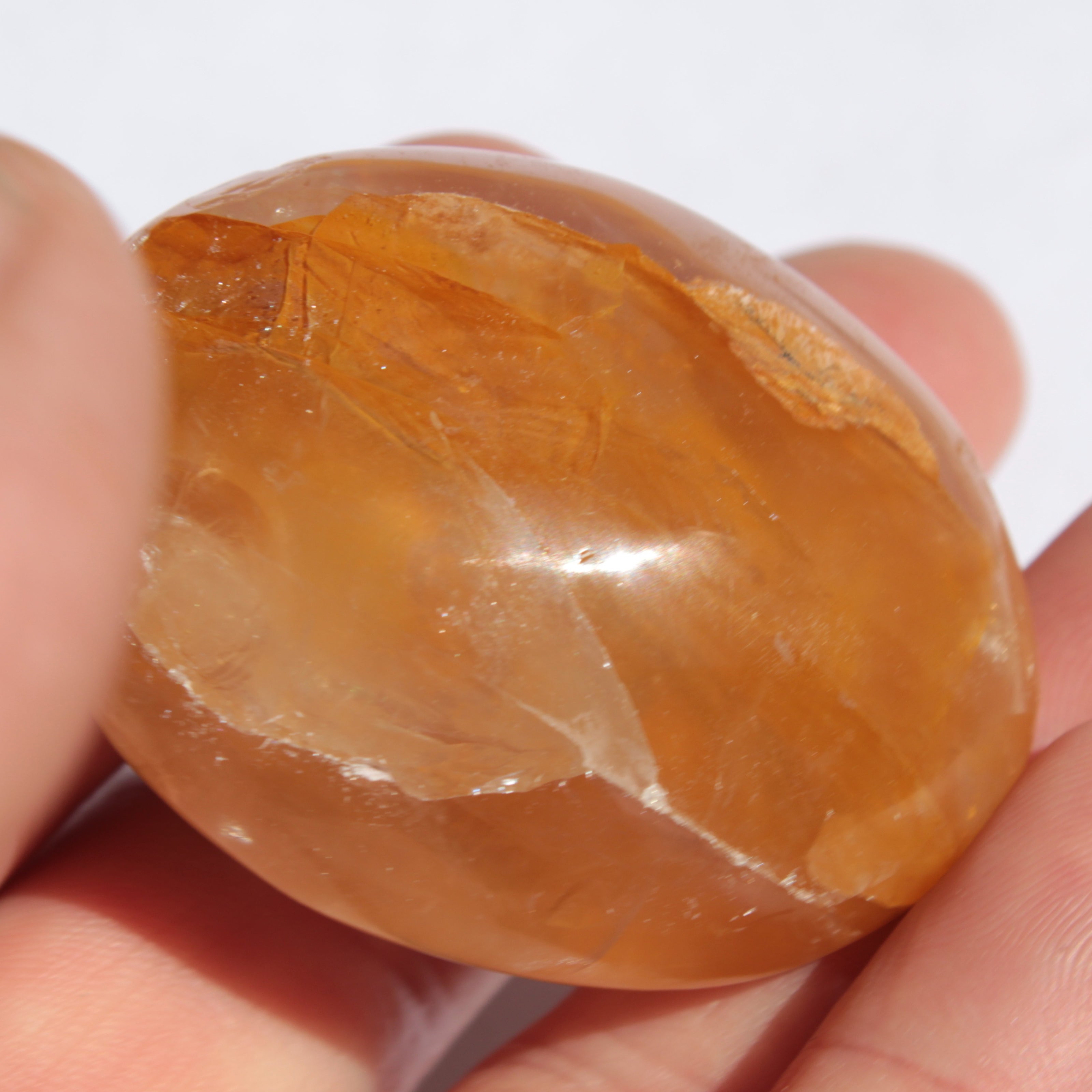 Hematoid Quartz polished 58g Rocks and Things
