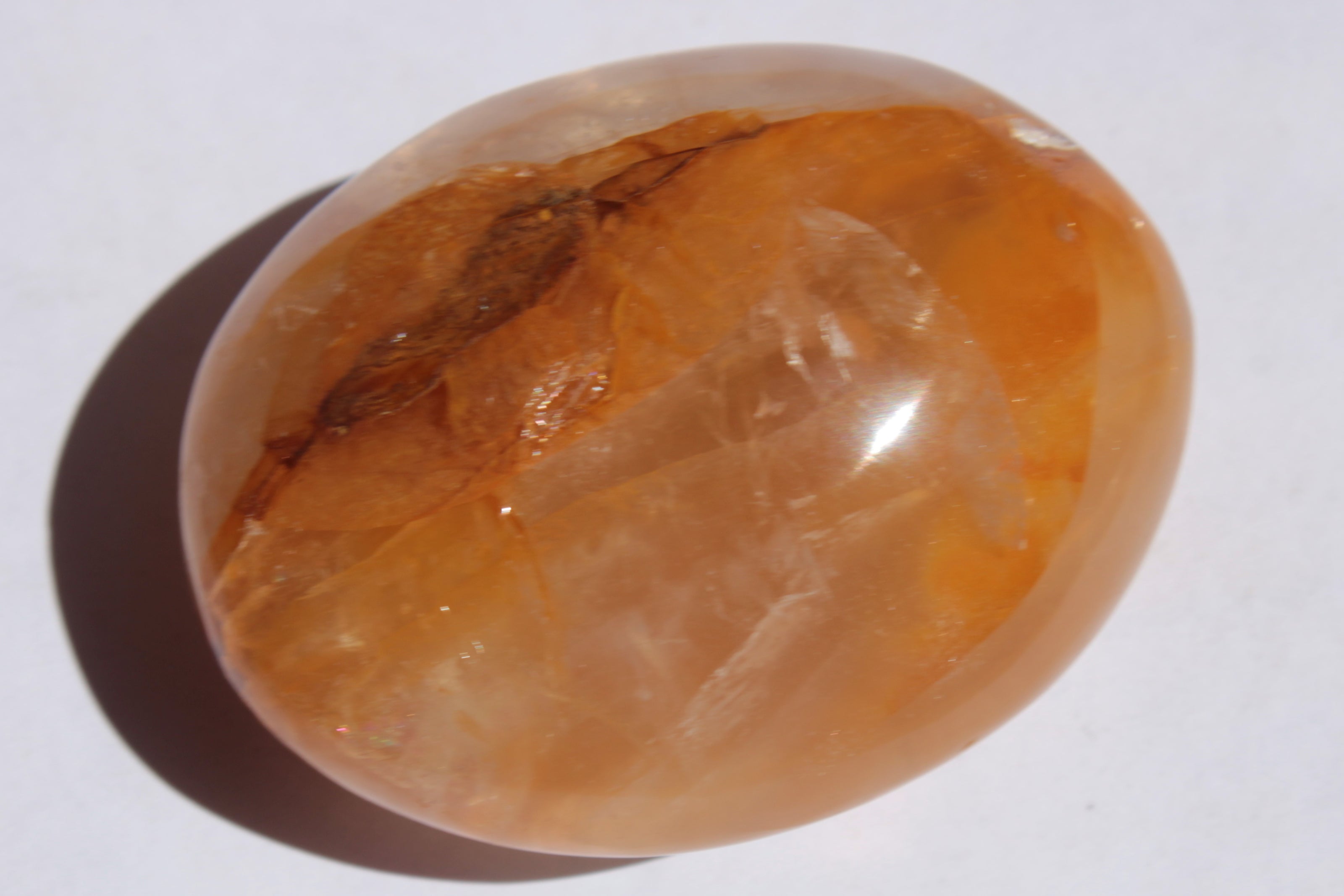 Hematoid Quartz polished 58g Rocks and Things
