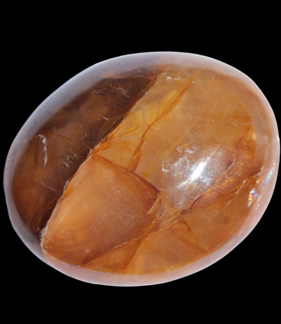 Hematoid Quartz polished crystal 57.5g in sunshine - Rocks and Things Store