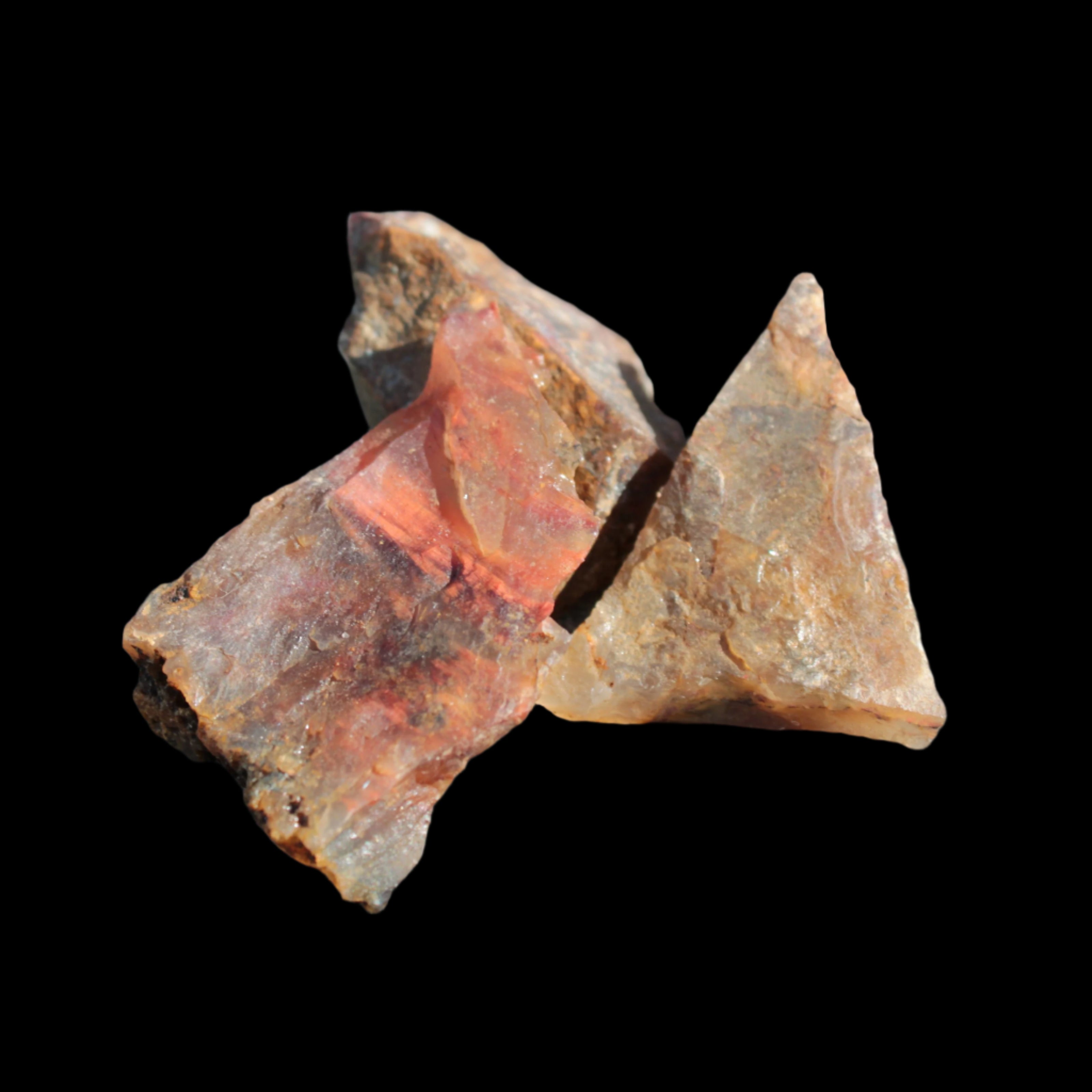 Pietersite 2/3 natural stones from Namibia 22.9-26.9g in sunshine - Rocks and Things Store
