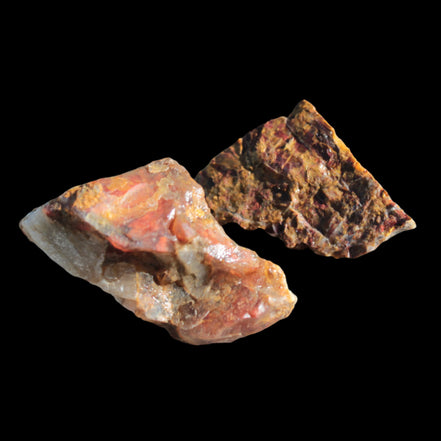 Pietersite 2/3 natural stones from Namibia 22.9-26.9g in sunshine - Rocks and Things Store