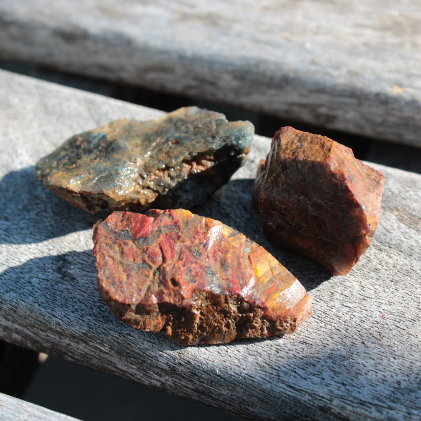 Pietersite 2/3 natural stones from Namibia 22.9-26.9g Rocks and Things