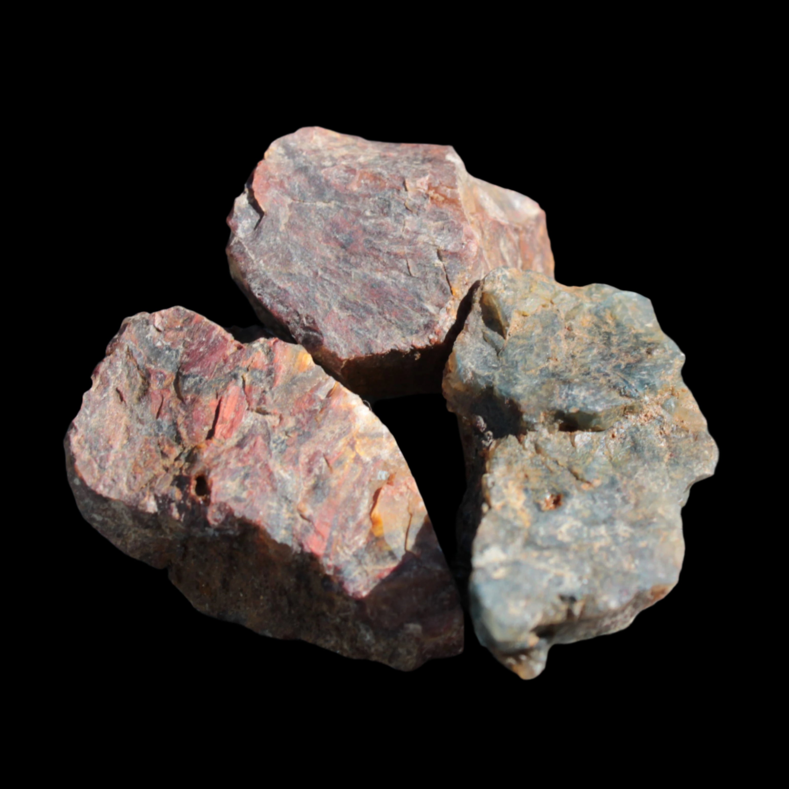 Pietersite 2/3 natural stones from Namibia 22.9-26.9g in sunshine - Rocks and Things Store