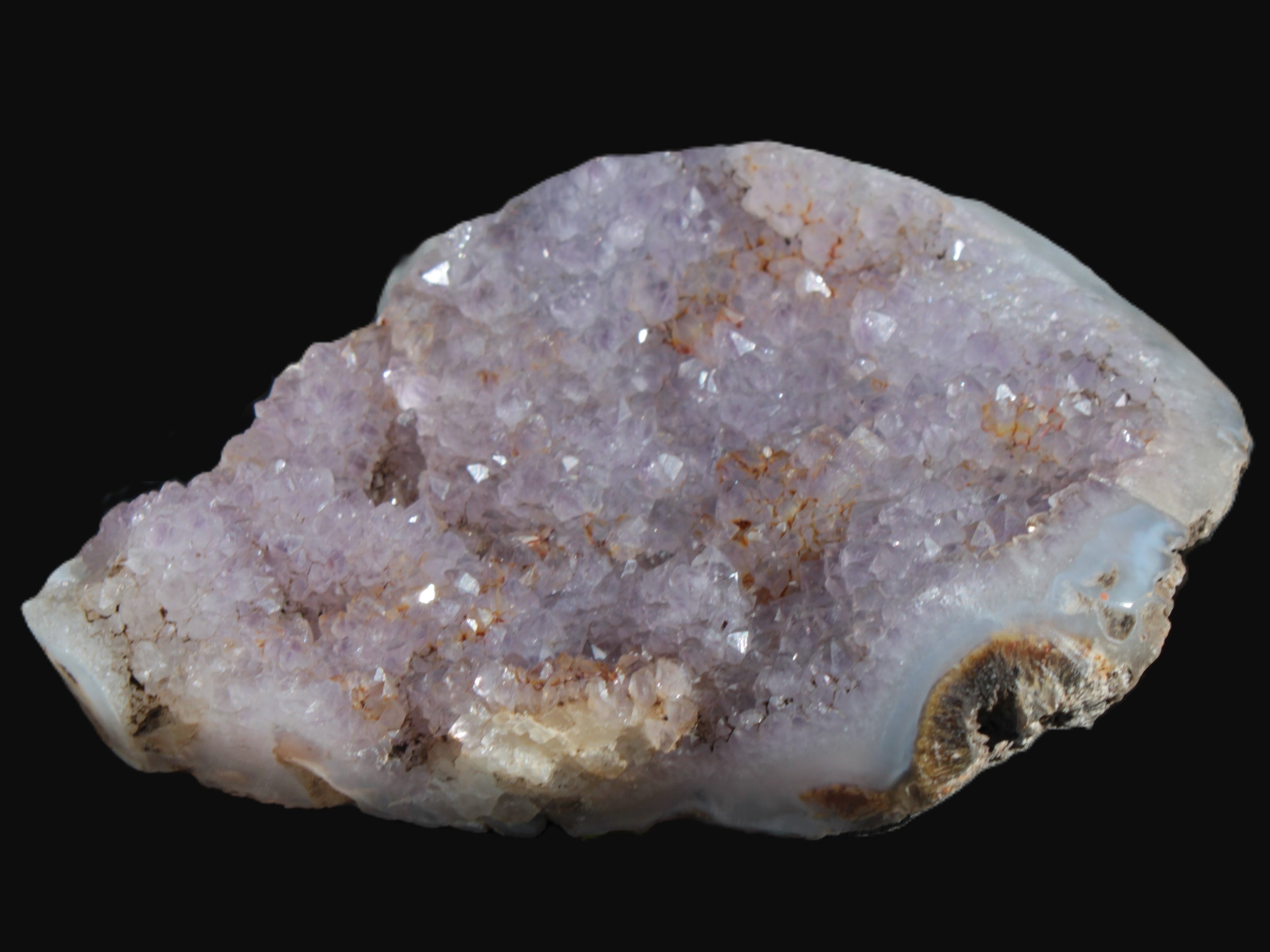Amethyst geode 145*122*35mm 795g Rocks and Things