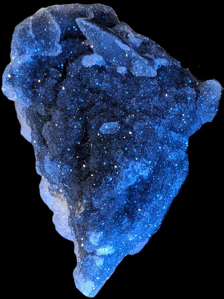 Sparkly Calcite fluorescent cluster 311.2g Rocks and Things