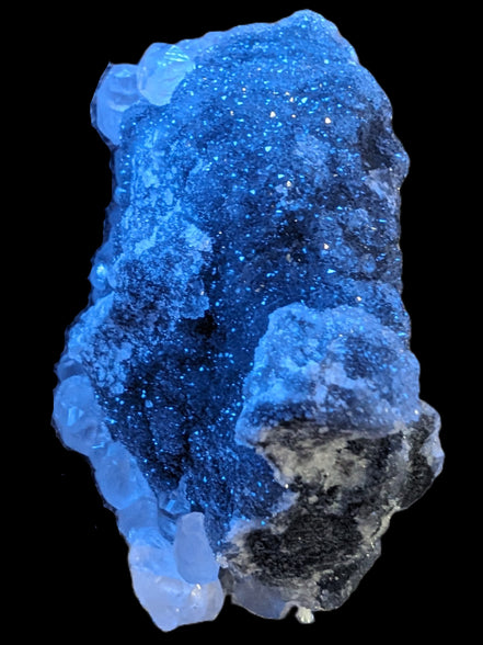 Sparkly Calcite fluorescent cluster 311.2g Rocks and Things