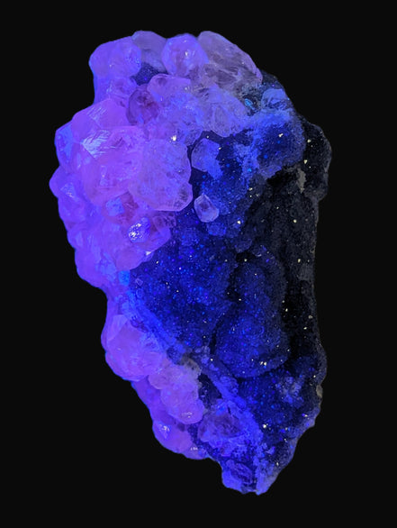 Sparkly Calcite fluorescent cluster 311.2g Rocks and Things