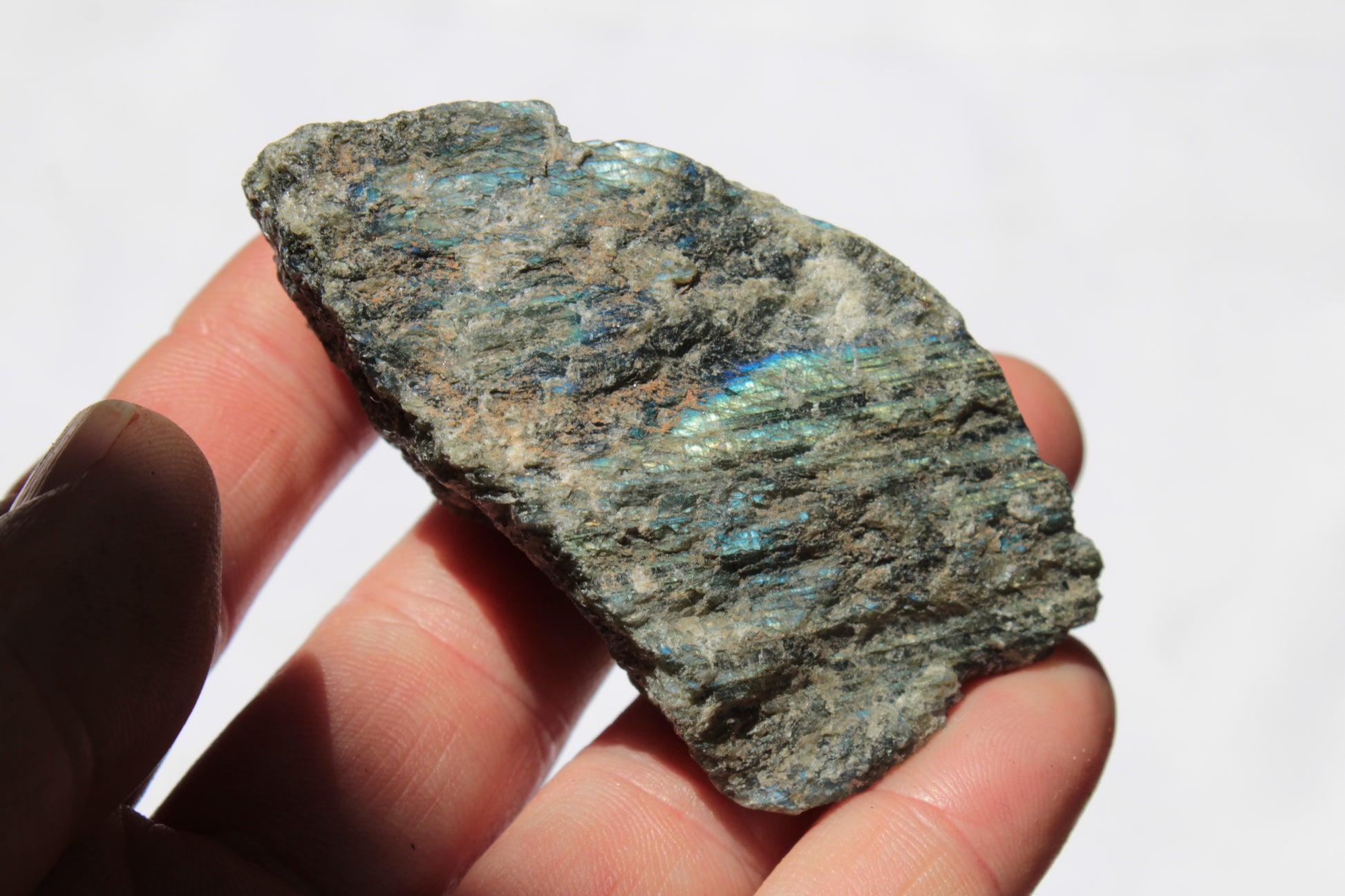 Labradorite natural crystal 89.8g Rocks and Things