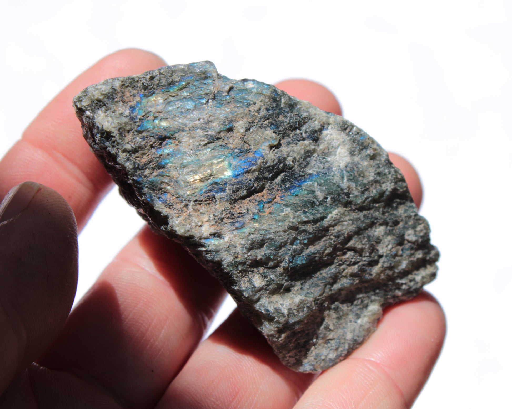 Labradorite natural crystal 89.8g Rocks and Things