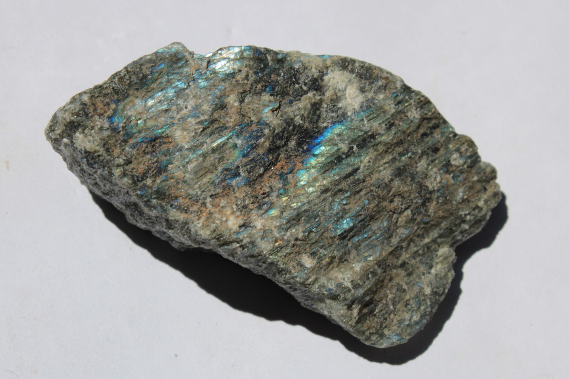 Labradorite natural crystal 89.8g Rocks and Things