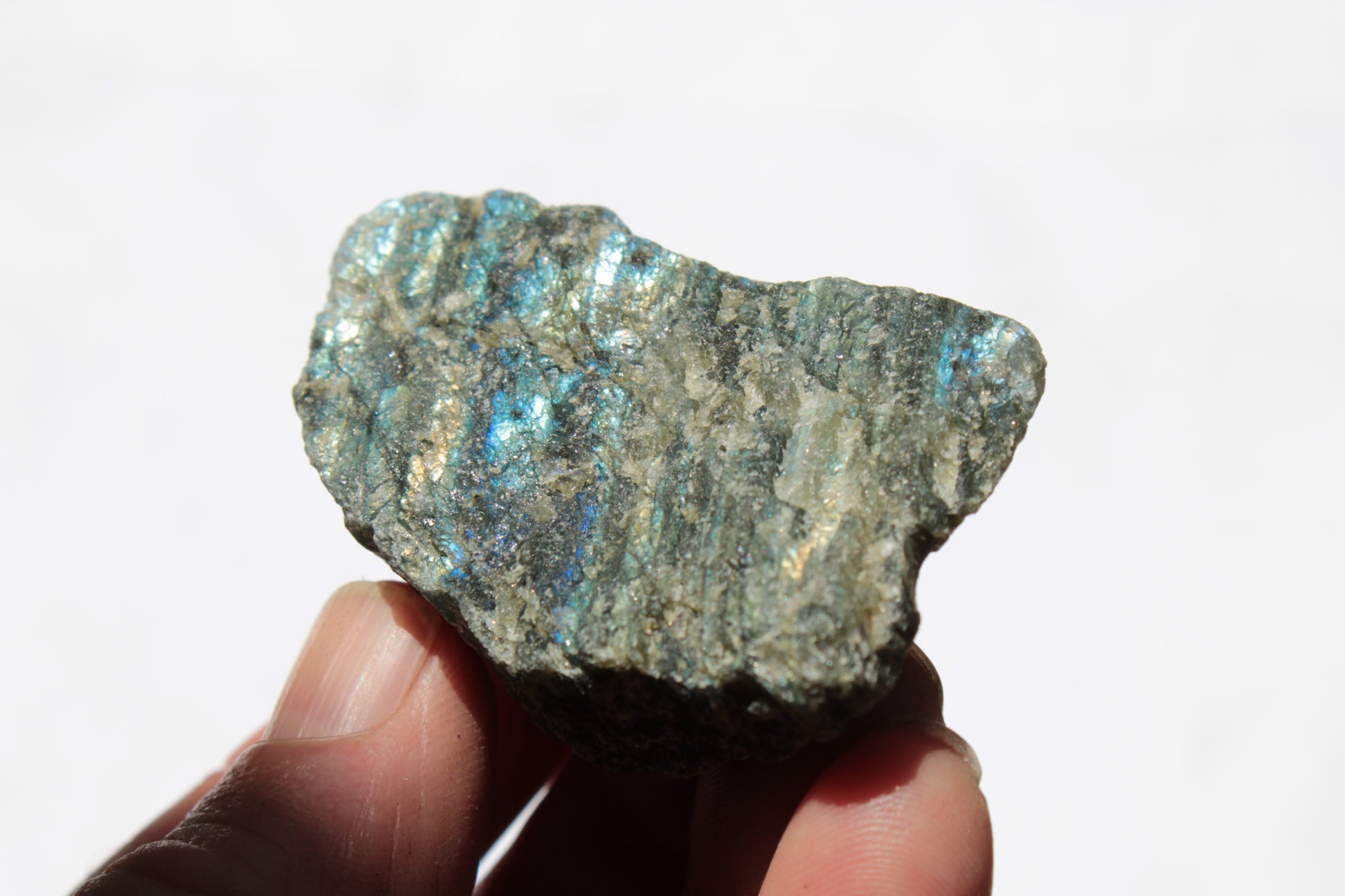 Labradorite natural crystal 89.8g Rocks and Things