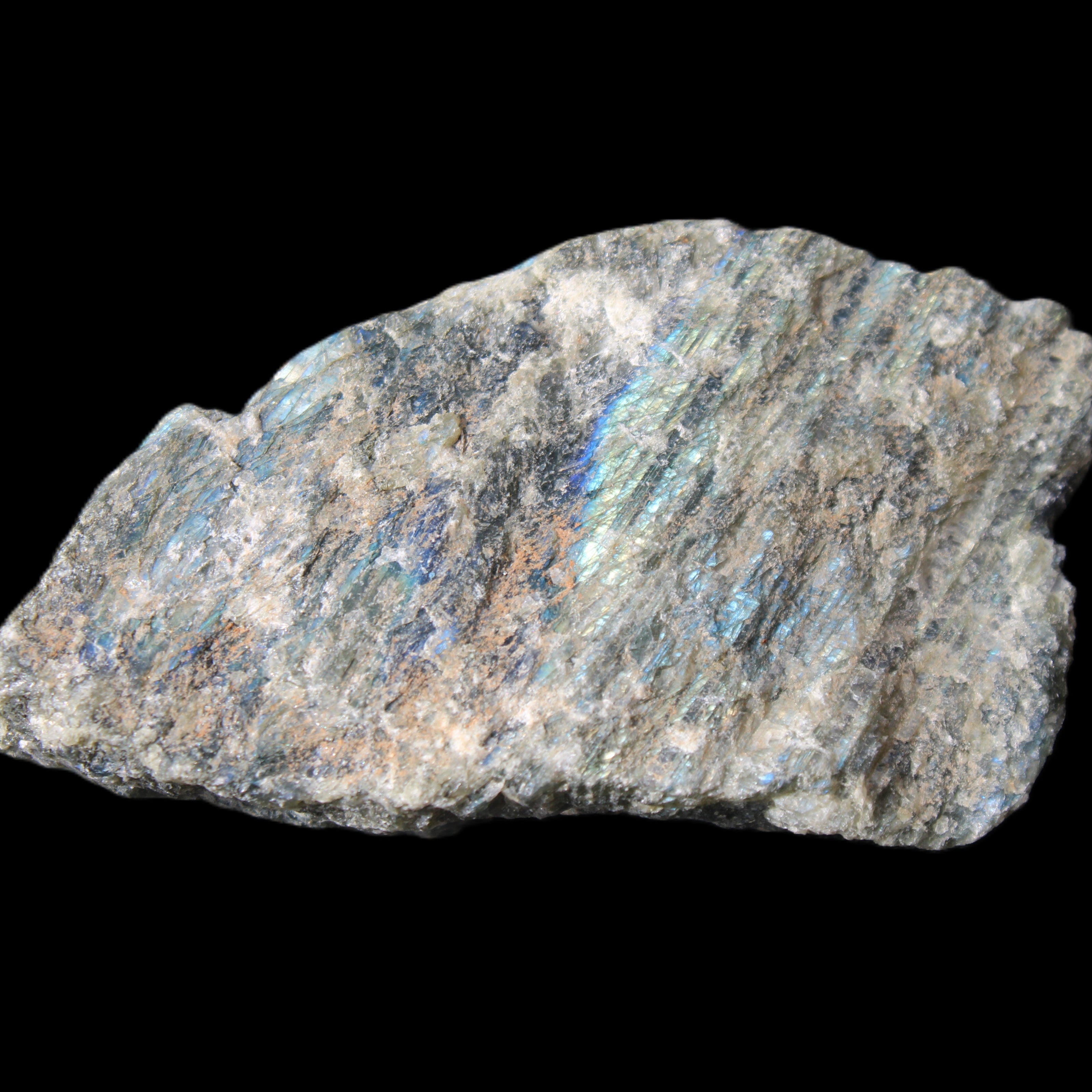 Labradorite natural crystal 89g in sunlight - Rocks and Things Store