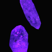 Two Fenster Quartz with hydrocarbons crystals 13-14g Rocks and Things