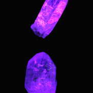 Two Fenster Quartz with hydrocarbons crystals 13-14g Rocks and Things