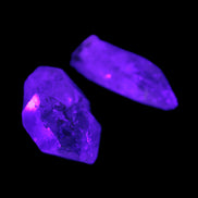 Two Fenster Quartz with hydrocarbons crystals 13-14g Rocks and Things