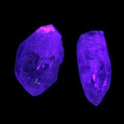 Two Fenster Quartz with hydrocarbons crystals 13-14g Rocks and Things