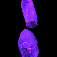 Two Fenster Quartz with hydrocarbons crystals 13-14g Rocks and Things