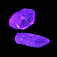 Two Fenster Quartz with hydrocarbons crystals 13-14g Rocks and Things