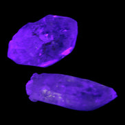 Two Fenster Quartz with hydrocarbons crystals 13-14g Rocks and Things