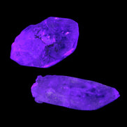 Two Fenster Quartz with hydrocarbons crystals 13-14g Rocks and Things