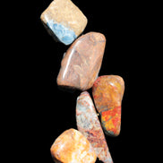 Pietersite 5/6 small polished stones from Namibia 7-8g Rocks and Things