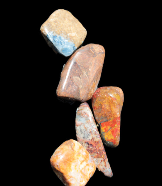 Pietersite 5/6 small polished stones from Namibia 7-8g Rocks and Things