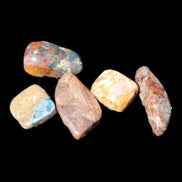 Pietersite 5/6 small polished stones from Namibia 7-8g Rocks and Things