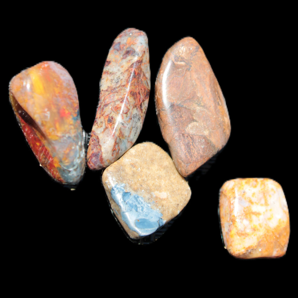Pietersite 5/6 small polished stones from Namibia 7-8g Rocks and Things